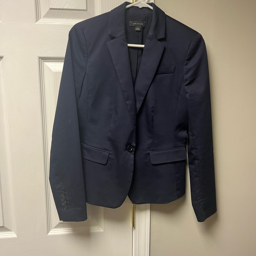 Ann Taylor Navy Blazer. Size 2.
